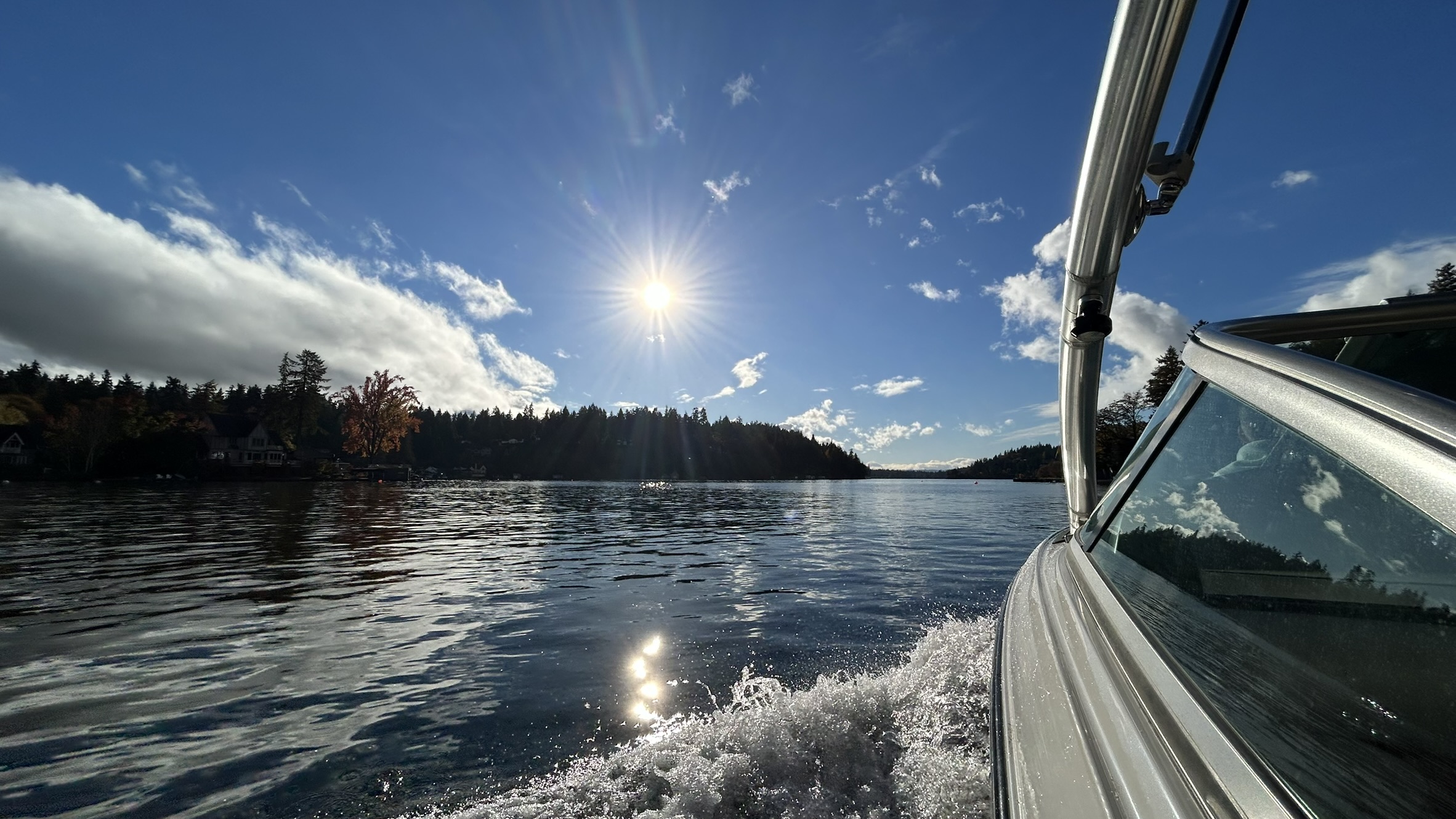 A picture taken on a lake in Oregon.