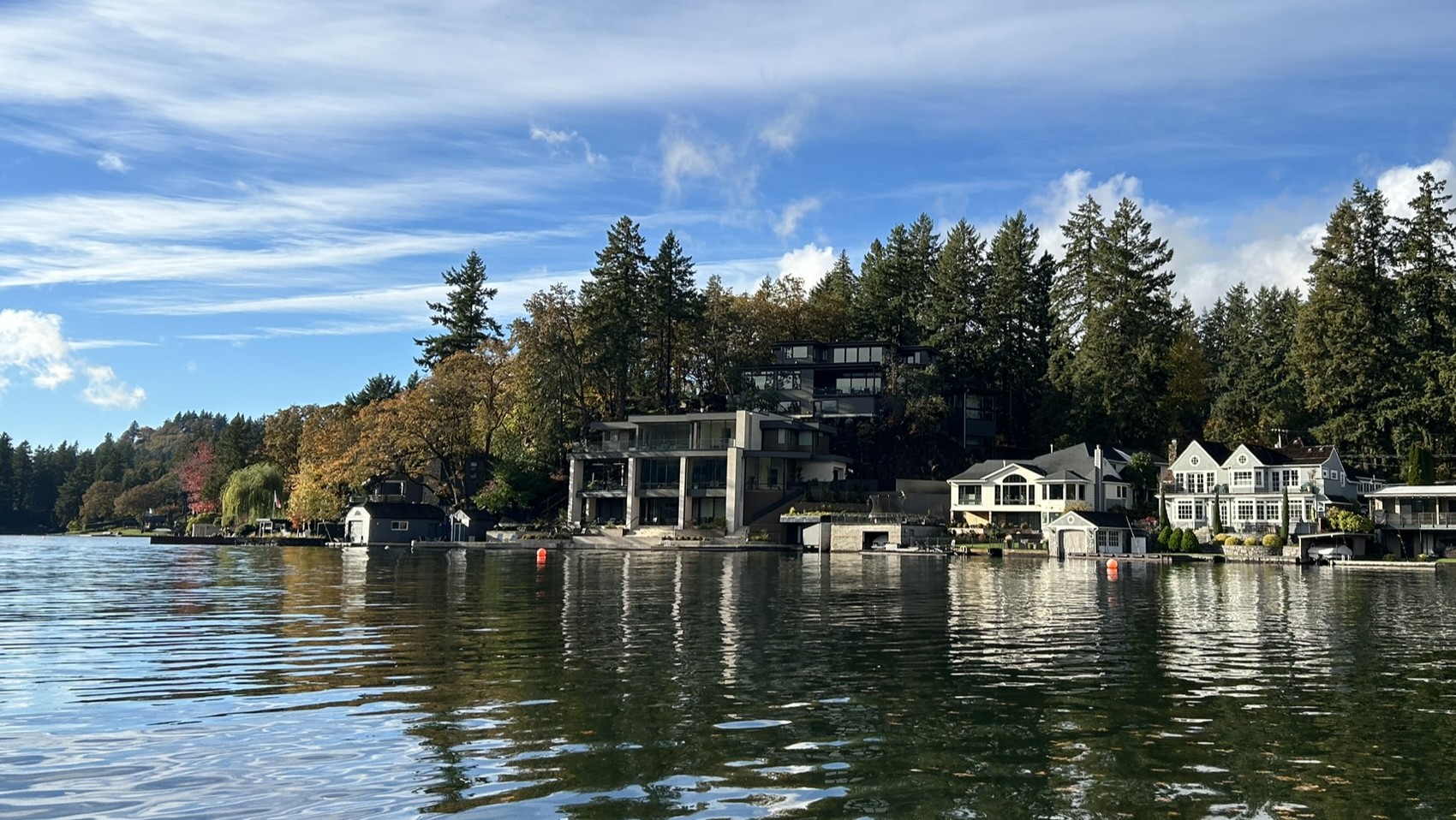 A picture taken on a lake in Oregon.